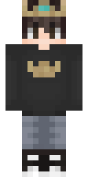 Golden Crown Hoodie Minecraft skin