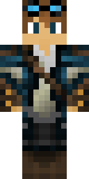 Steampunk Aviator Fox Minecraft skin