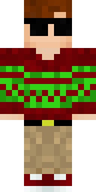Festive Christmas Sweater Minecraft skin