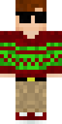 Festive Christmas Sweater Minecraft skin