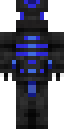 Blue Armor Warrior Minecraft skin