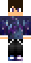 Galaxy Hoodie Boy Minecraft skin