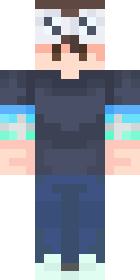 Frost Wolf Hoodie Minecraft skin