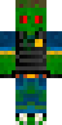 Toxic Zombie Ninja Minecraft skin