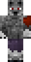 Gray Wolf Warrior Minecraft skin