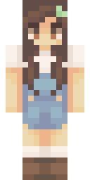 Cozy Blue Sweater Girl Minecraft skin