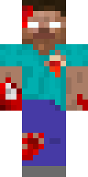 Bloody Miner Zombie Minecraft skin