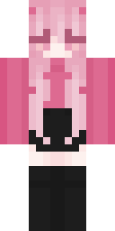 Pink Hair Sweetheart Minecraft skin