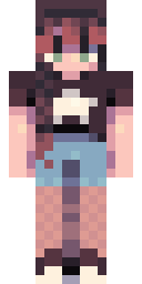 Cozy Pink Casual Minecraft skin
