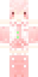 Blossom Pink Girl Minecraft skin