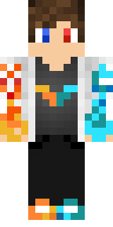 Flame Streak Athlete Minecraft skin