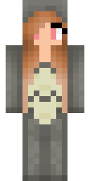 Ghostly Pale Maiden Minecraft skin
