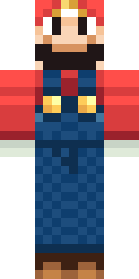 Cherry Overall Kid Minecraft skin