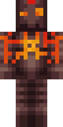 Molten Lava Demon Minecraft skin