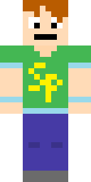 Green Tee Skater Boy Minecraft skin