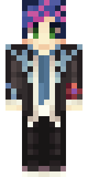 Floral Punk Rocker Minecraft skin