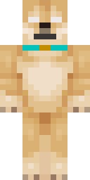 Golden Fur Beast Minecraft skin