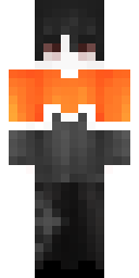 Orange Hood Rebel Minecraft skin