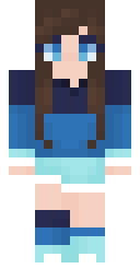 Aqua Bikini Girl Minecraft skin
