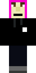Black Hood Phantom Minecraft skin