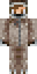 Furry Snow Yeti Minecraft skin