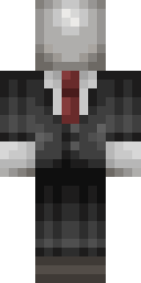 Faceless Slender Suit Minecraft skin