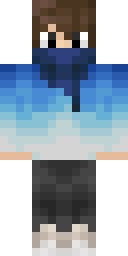 Blue Flame Explorer Minecraft skin