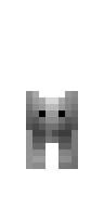 Gray Wolf Cub Minecraft skin