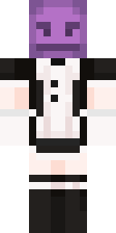 Purple Masquerade Maid Minecraft skin