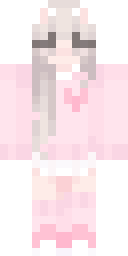 Soft Pink Sakura Suit Minecraft skin