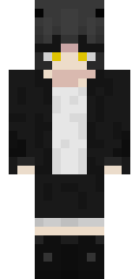 Golden Eyes Hooded Minecraft skin