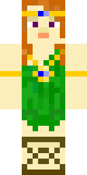 Emerald Forest Maiden Minecraft skin