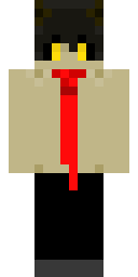 Red Tie Suit Man Minecraft skin