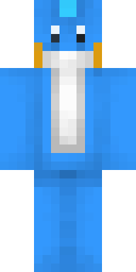 Blue Dino Onesie Minecraft skin