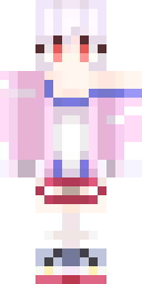 Lavender Kimono Girl Minecraft skin