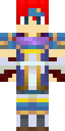 Royal Blue Paladin Minecraft skin