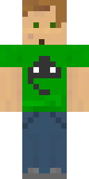 Green Clover Steve Minecraft skin