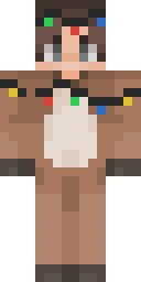 Cozy Brown Bear Suit Minecraft skin