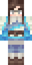 Denim Ponytail Girl Minecraft skin