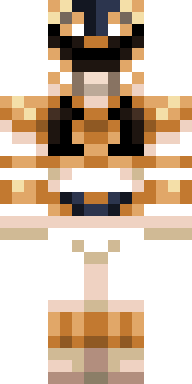 Golden Savannah Cat Minecraft skin