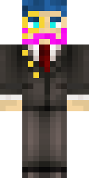 Neon Mask Businessman Minecraft skin