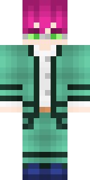 Pink Hair Jacket Girl Minecraft skin