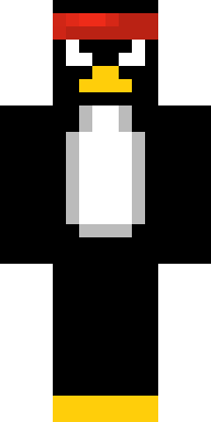 Angry Tuxedo Penguin Minecraft skin