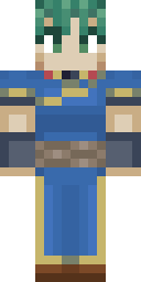 Blue Vault Dweller Minecraft skin