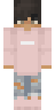 Blush Denim Casual Minecraft skin