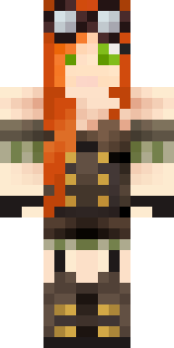 Ember Fox Huntress Minecraft skin