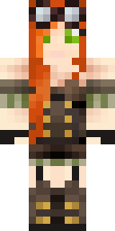 Ember Fox Huntress Minecraft skin