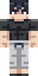 Dark Punk Fighter Minecraft skin