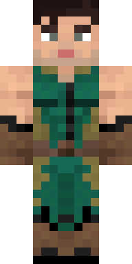 Jade Jungle Warrior Minecraft skin