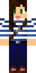 Marina Stripes Minecraft skin
